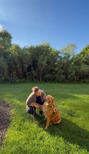 The walk used to end with both of us frustrated. Now I get to the end of it and actually sit down with him in the garden. That is the part I did not expect.